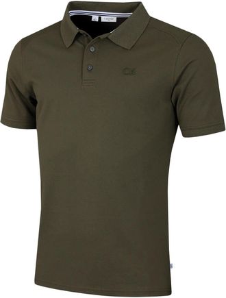 Calvin Klein Mens Campus Coastal Polo Shirt - Olive Green - XXXXXL