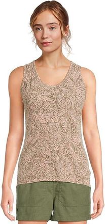 Royal Robbins Featherweight Tank Top Womens Clothing Dark Olive Yarrow Print : MD, Polyester/Cotton