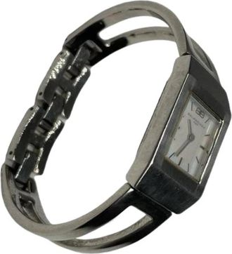 Balenciaga Pre-owned Vintage Quartz Horloge - Dames - Vintage Horloges - Grijs - ONE Size - Vintage