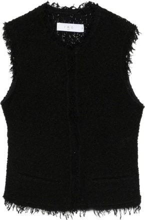 Iro Shanny Chaleco de Punto - Tops - Mujer - Negro - L