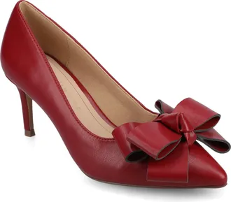 Journee Collection Womens Crystol Pump