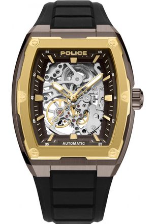 Police PEWJR0072204 Mens Skeletor Watch - Brown