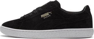 Puma Suede Classic Metal Badge Black White 370081-01