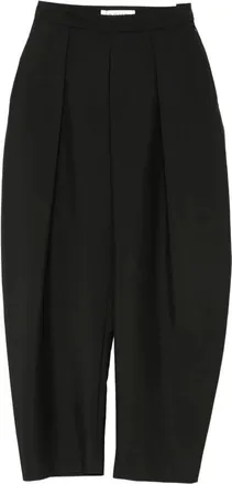 R&oacute;he Broeken, Dames, Zwart, S, Broek met wijde pijpen en plooien