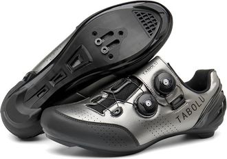 Generic Men & Women Performance Cycling Shoes Breathable Dual-Dial Closure with Road MTB and Flat Options Stiff Efficient Sole for Training Indoor Cycling and