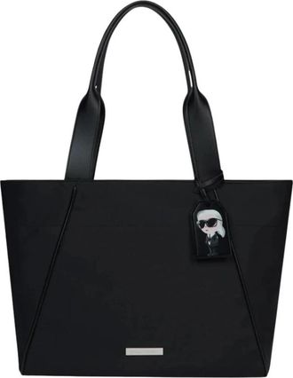 Karl Lagerfeld Ikon Tote - Dames - Shoppers - Zwart - ONE Size - Tassen