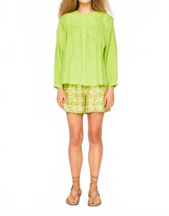 Mirth Oslo Blouse In Key Lime