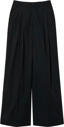 Twin-Set Pantaloni in cotone elasticizzato - Nero
