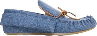 J.W.Anderson Loafers, male, Blue, Size: 10 US Denim Flat Shoes