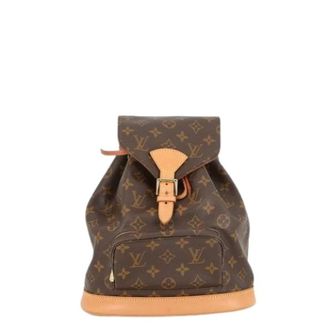 Louis Vuitton Pre-owned Backpacks, female, Brown, Size: ONE SIZE Pre-owned Vintage Monogram Backpack