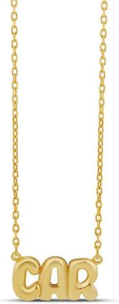 SHYMI Helium Script Necklace in Gold at Nordstrom