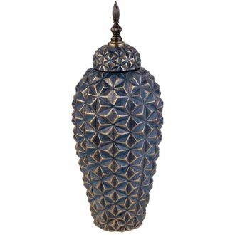 Wanderlust Deco Wanderlust Deco - Jarron De Ceramica Marr&oacute;n, D18x45h Cm