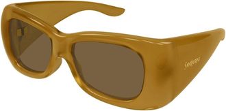 Saint Laurent 901 Howl Zonnebril - unisex - Zonnebrillen - Oranje - 61 MM - Nylon - Accessoires