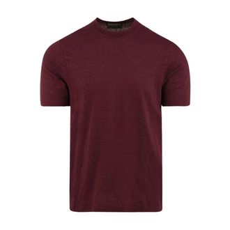 FILIPPO DE LAURENTIIS Heren, Tops, Rood, Maat: 2XL Linnen