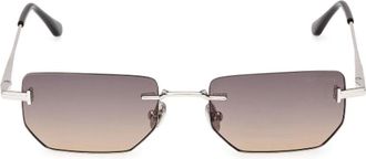 Tom Ford Ethan Zonnebril - unisex - Accessoires - Grijs - Maat: 53 MM