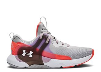 Under Armour Womens Hovr Apex 3 Halo Training Shoes In Grey Octane