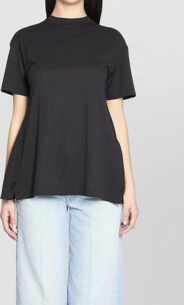 Jacquemus jersey top exposed back draped panels