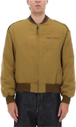 Visvim Gunner Down Jacket - Heren - Bomber jackets - Bruin - M - Wol - Jassen