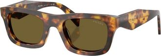 Prada Sunglasses, unisex, Brown, Size: 50 MM Prc06S Sunglasses