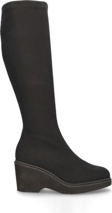Pretty Ballerinas Elegante Lycra Laars- Comfortabel en Stijlvol - Dames - Hoge Laarzen - Zwart - 39 EU - Schoenen