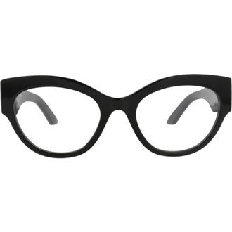 McQ by Alexander McQueen Optical Glasses in Black Black Transparent at Nordstrom Rack