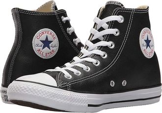 Converse Chuck Taylor All Star Leather Classic Shoes Black : Mens 4.5 - Womens 6.5 Medium