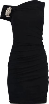 Alexander McQueen Abito corto asimmetrico - Nero