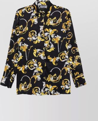 Versace Jeans Couture all-over print shirt with long sleeves