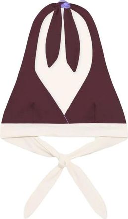 Mymarini Neckholder Top Bikini-Top f&uuml;r Damen | wei&szlig;