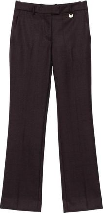 Burberry Checked Wool Trousers