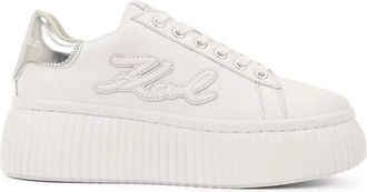 Karl Lagerfeld Sneakers met logopatch - Wit