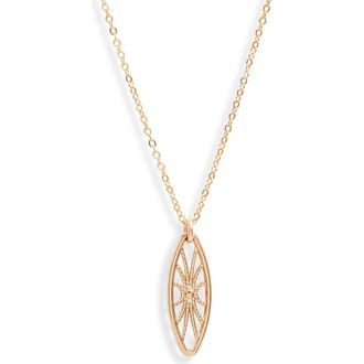 Set & Stones Jones Pendant Necklace in Gold at Nordstrom