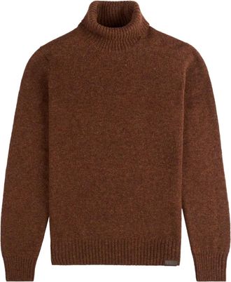 Fay Maglione a collo alto - Marrone