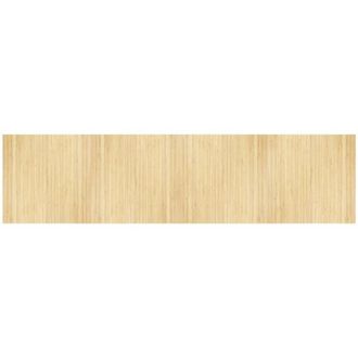 vidaXL Alfombra Rectangular Bamb&uacute; Color Natural Claro 100x400 Cm Vidaxl