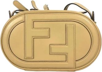 Fendi Pre-owned Leather fendi-bags - Dames - Vintage Schoudertas - Beige - ONE Size - Vintage