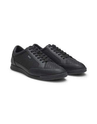 HUGO BOSS BOSS - Nital - Sneakers nere con logo stampato-Nero