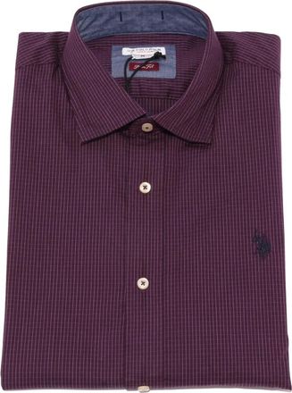 U.S.Polo Association Camicia Luka - - Shirts - Uomo - Viola - M