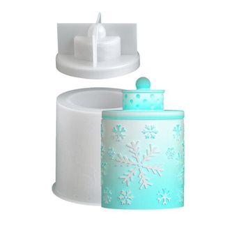 OEM Juego De Moldes De Silicona Con Forma De Copo De Nieve Navide&ntilde;o