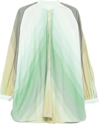 Marrakshi Life Striped Buttoned Mini Dress