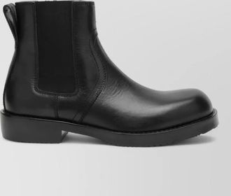 Dries Van Noten leather chelsea boots