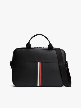 Tommy Hilfiger Signature Tape Crossbody Laptop Bag