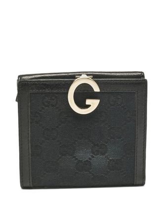 Gucci leather GG-pattern wallet - Black