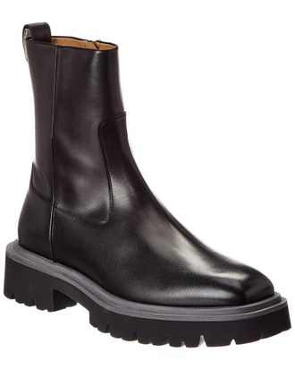 Ferragamo Fulvio Leather Bootie