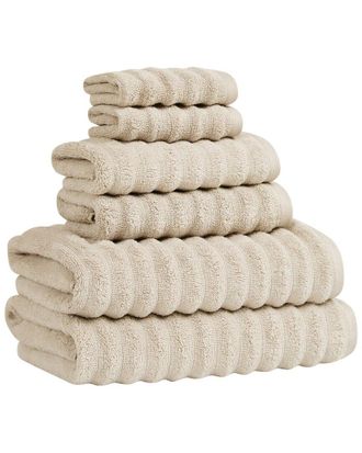 London Fog Zero Twist 6Pc Towel Set