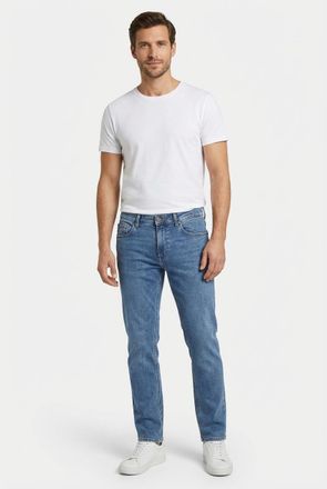 Boss Orange by Hugo Boss Slim-fit-Jeans BOSS ORANGE DELAWARE BO, Herren, Gr. 30, L&auml;nge 32, turquoise, aqua440, Denim/Jeans, Obermaterial: 99% Baumwolle, 1% Elasthan, unifarben