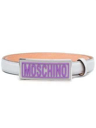 Moschino Cintura Con Fibbia Smaltata-Uomo