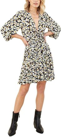 Hale Bob V-neck Mini Dress