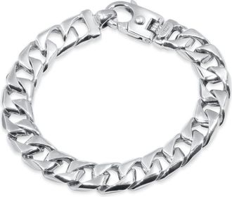 Pompeii3 Mens Curb Link 14k Gold (63gram) or Platinum (101gram) 10.5mm Bracelet 8.5