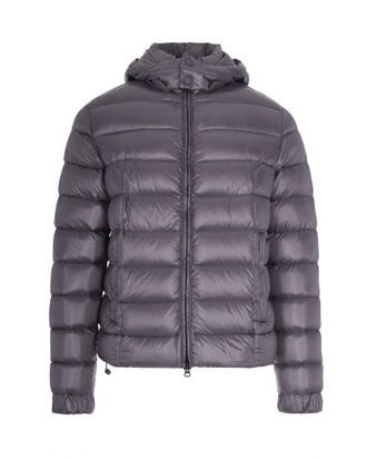 Colmar Grey Hooded Down Jacket