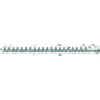 Alpina Cuchilla De Cortasetos De Una Cara Interna Compatible Con Alpina 13287000